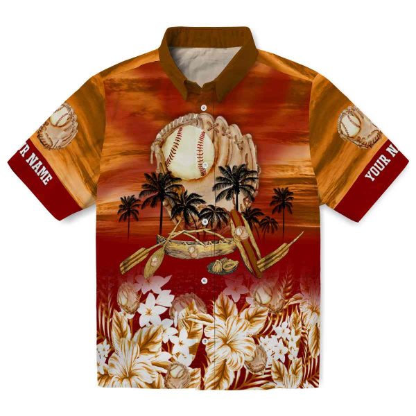 Baseball Tropical Canoe Hawaiian Shirt Best selling