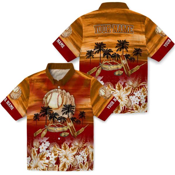 Baseball Tropical Canoe Hawaiian Shirt Latest Model