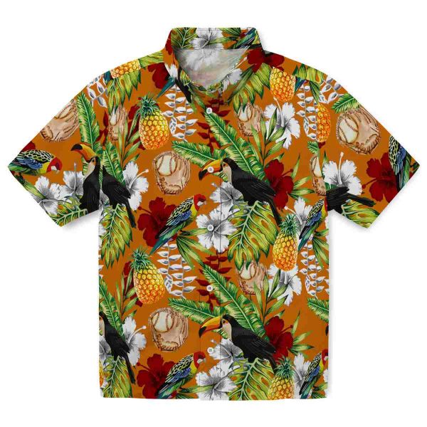 Baseball Tropical Toucan Hawaiian Shirt Best selling