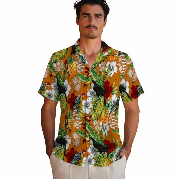 Baseball Tropical Toucan Hawaiian Shirt High quality