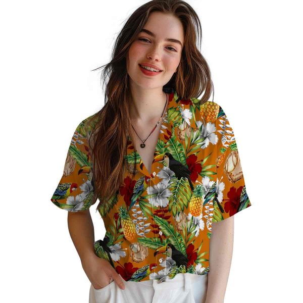 Baseball Tropical Toucan Hawaiian Shirt Trendy