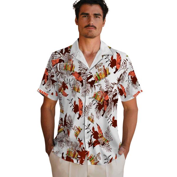 Beer Botanical Theme Hawaiian Shirt High quality