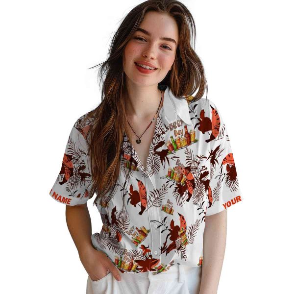 Beer Botanical Theme Hawaiian Shirt Trendy