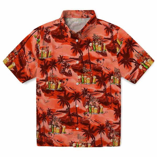 Beer Coastal Palms Hawaiian Shirt Best selling