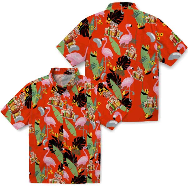 Beer Flamingo Leaves Hawaiian Shirt Latest Model