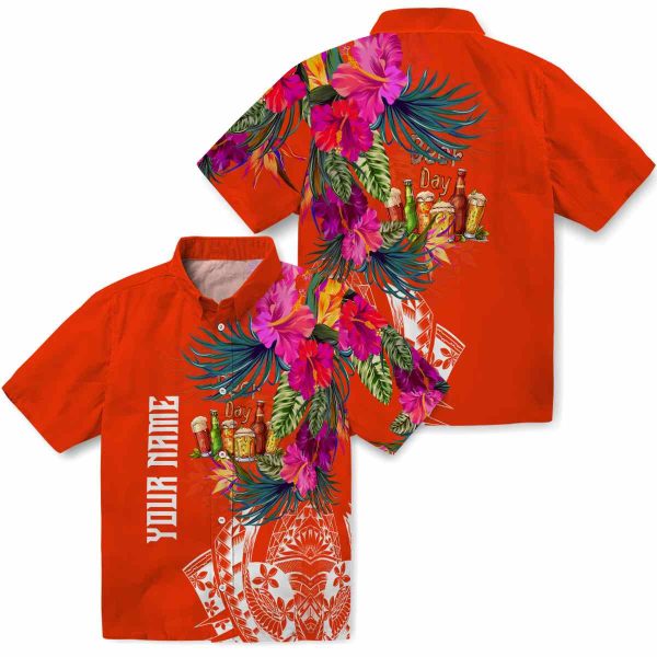 Beer Floral Polynesian Hawaiian Shirt Latest Model