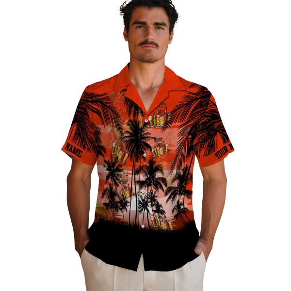 Beer Sunset Scene Hawaiian Shirt High quality