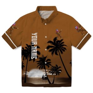 Bigfoot Beach Sunset Hawaiian Shirt Best selling