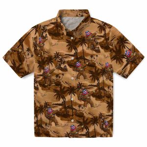 Bigfoot Coastal Palms Hawaiian Shirt Best selling