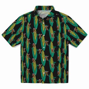 Bigfoot Corn Motifs Hawaiian Shirt Best selling