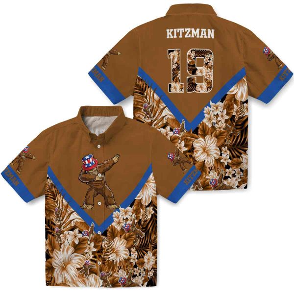 Bigfoot Floral Chevron Hawaiian Shirt Latest Model
