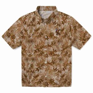 Bigfoot Leafy Pattern Hawaiian Shirt Best selling
