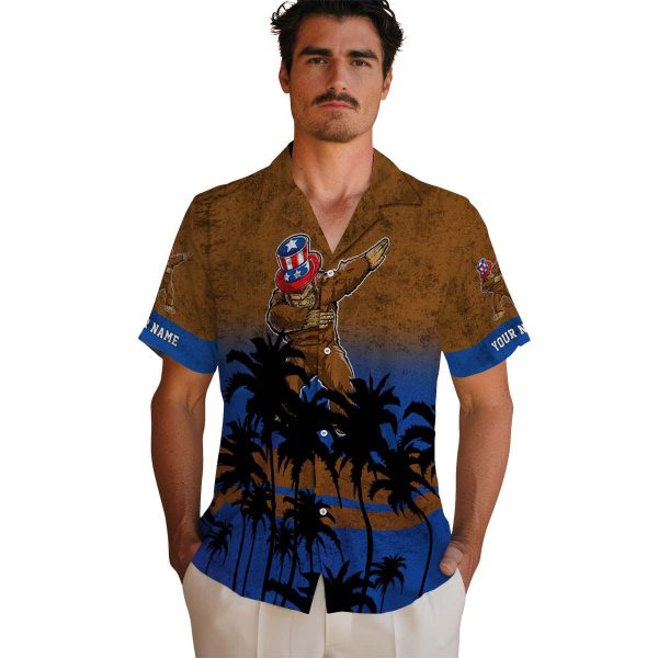 Bigfoot Sunset Pattern Hawaiian Shirt High quality