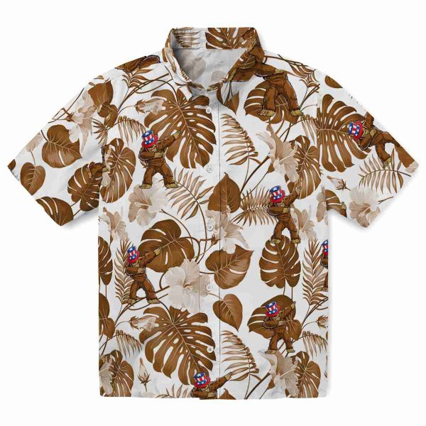 Bigfoot Tropical Plants Hawaiian Shirt Best selling