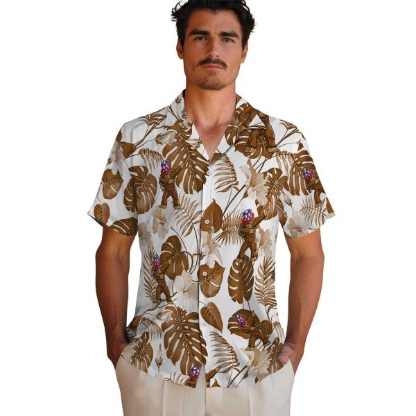 Bigfoot Tropical Plants Hawaiian Shirt High quality