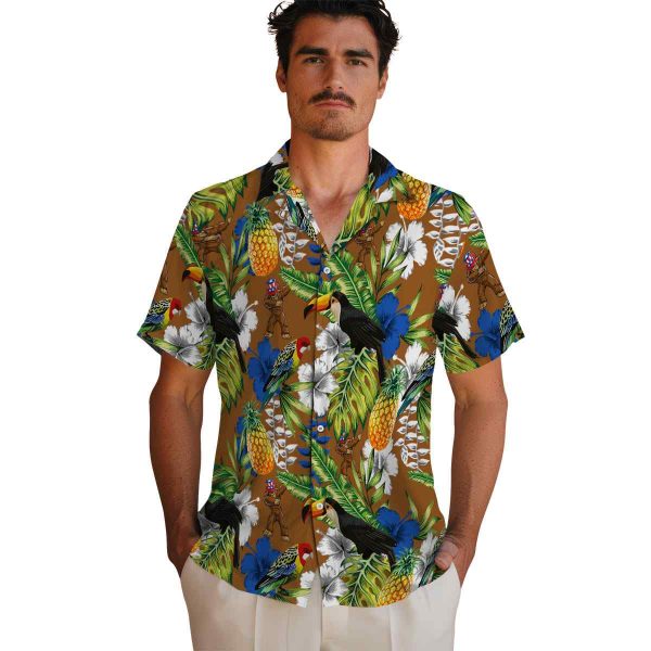 Bigfoot Tropical Toucan Hawaiian Shirt High quality