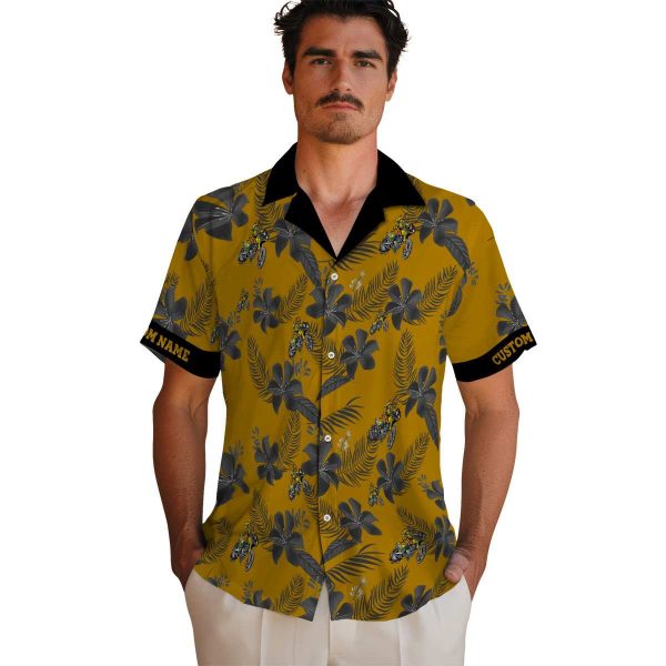 Biker Botanical Print Hawaiian Shirt High quality