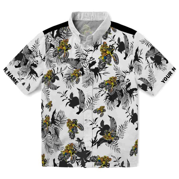 Biker Botanical Theme Hawaiian Shirt Best selling