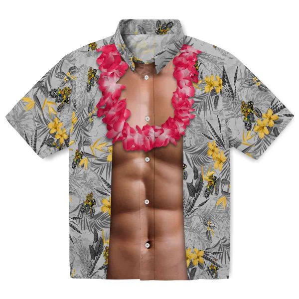 Biker Chest Illusion Hawaiian Shirt Best selling