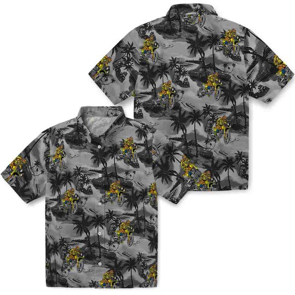 Biker Coastal Palms Hawaiian Shirt Latest Model