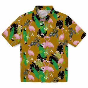 Biker Flamingo Foliage Hawaiian Shirt Best selling