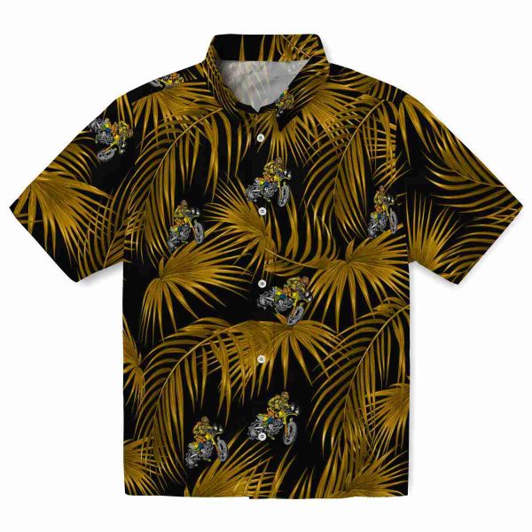 Biker Leafy Palms Hawaiian Shirt Best selling