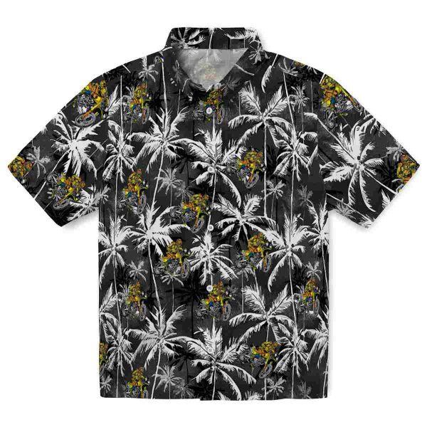 Biker Palm Pattern Hawaiian Shirt Best selling