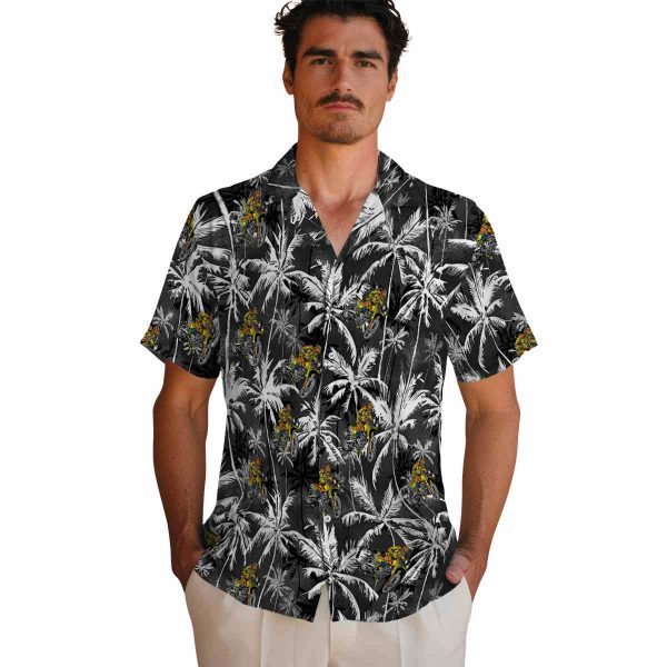 Biker Palm Pattern Hawaiian Shirt High quality