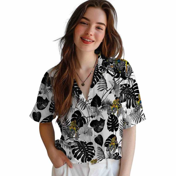 Biker Tropical Plants Hawaiian Shirt Trendy