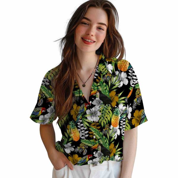 Biker Tropical Toucan Hawaiian Shirt Trendy