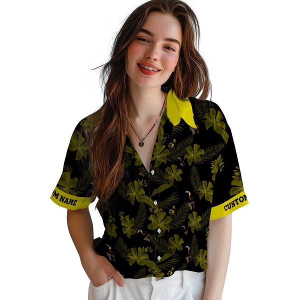 Bird Botanical Print Hawaiian Shirt Trendy