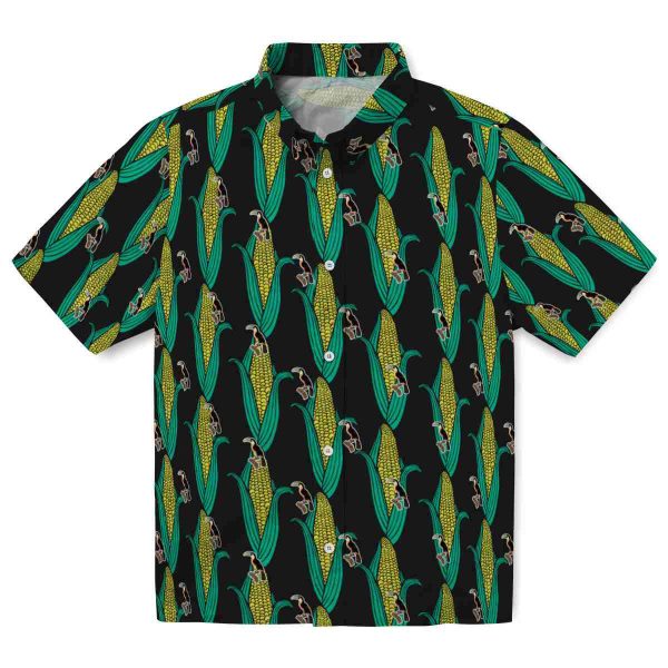 Bird Corn Motifs Hawaiian Shirt Best selling