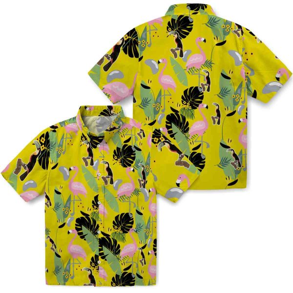 Bird Flamingo Leaves Hawaiian Shirt Latest Model