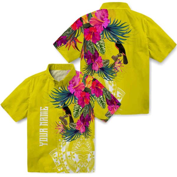 Bird Floral Polynesian Hawaiian Shirt Latest Model