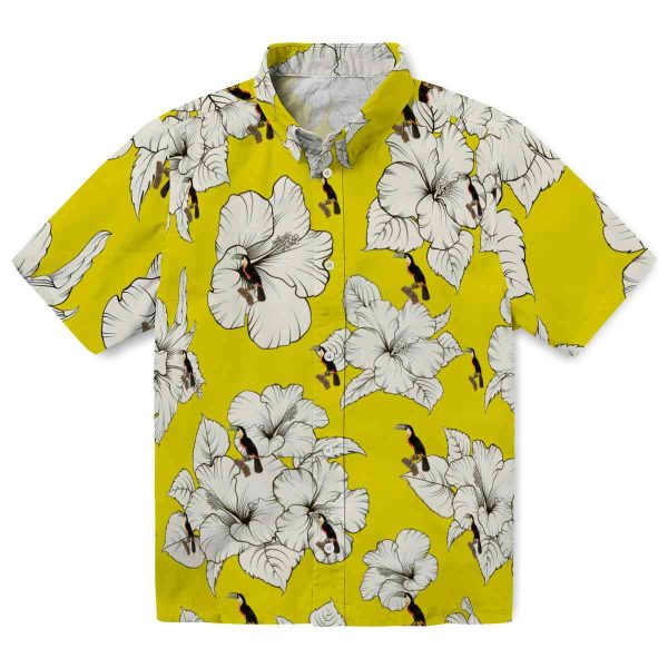 Bird Hibiscus Blooms Hawaiian Shirt Best selling