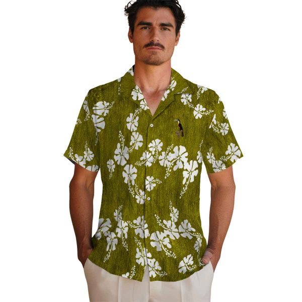 Bird Hibiscus Clusters Hawaiian Shirt High quality