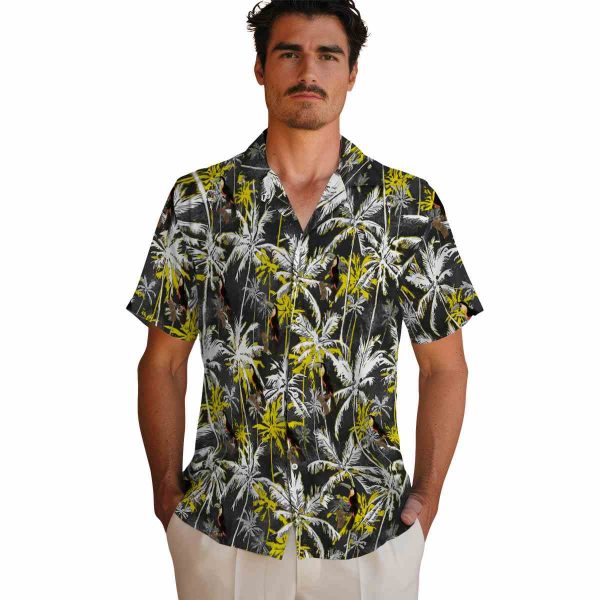 Bird Palm Pattern Hawaiian Shirt High quality