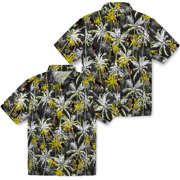 Bird Palm Pattern Hawaiian Shirt Latest Model