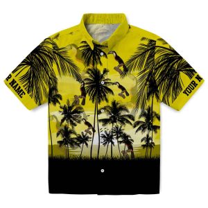 Bird Sunset Scene Hawaiian Shirt Best selling