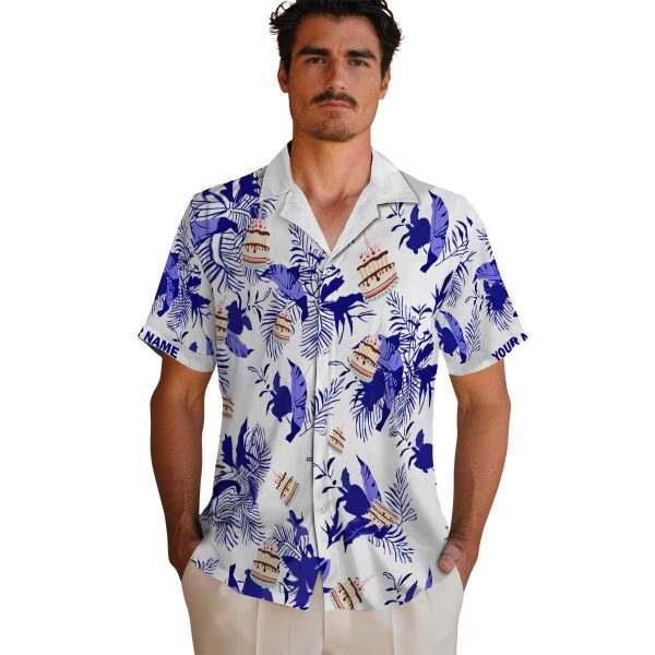 Birthday Botanical Theme Hawaiian Shirt High quality