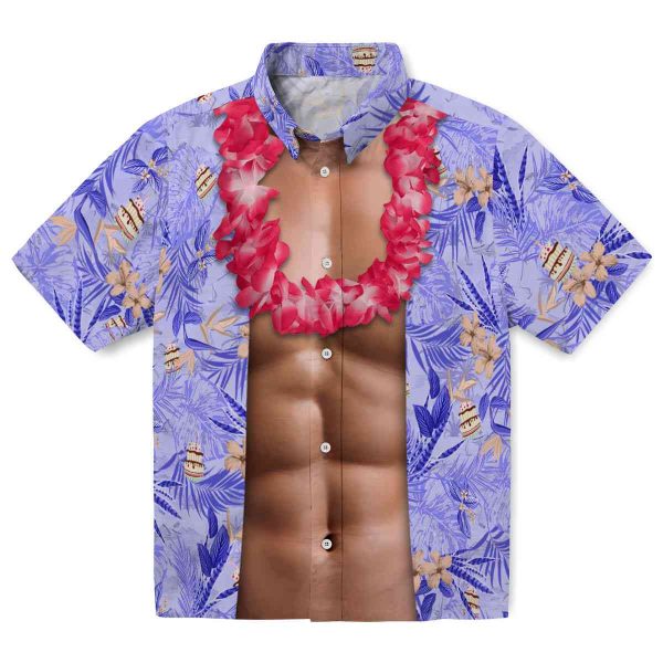 Birthday Chest Illusion Hawaiian Shirt Best selling