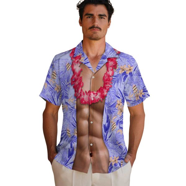 Birthday Chest Illusion Hawaiian Shirt High quality