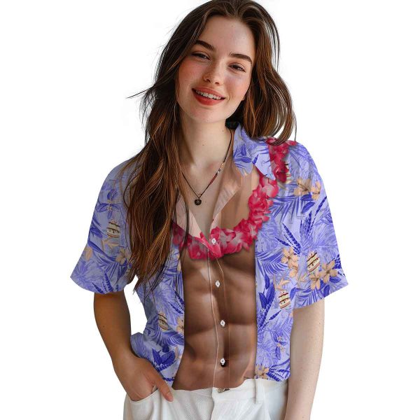 Birthday Chest Illusion Hawaiian Shirt Trendy