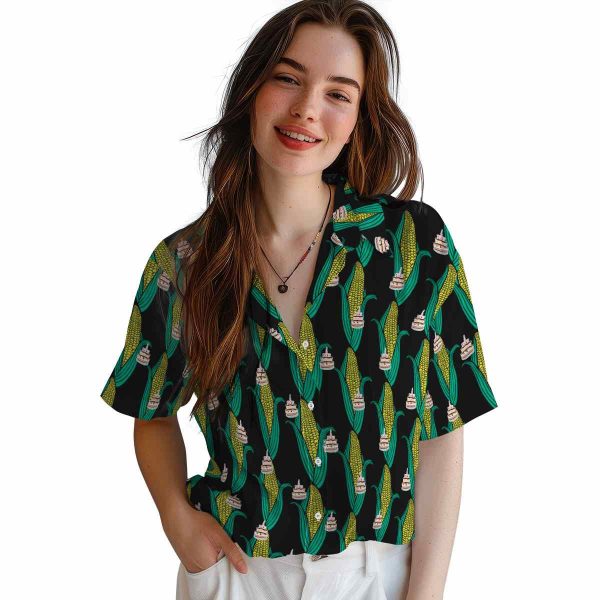 Birthday Corn Motifs Hawaiian Shirt Trendy