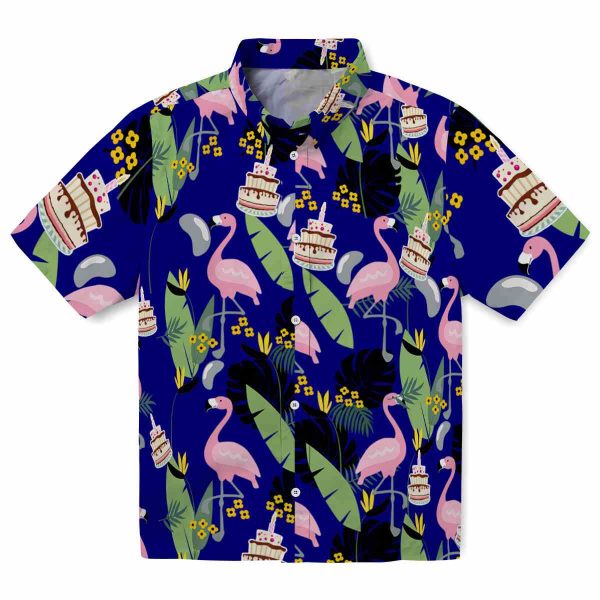 Birthday Flamingo Leaves Hawaiian Shirt Best selling