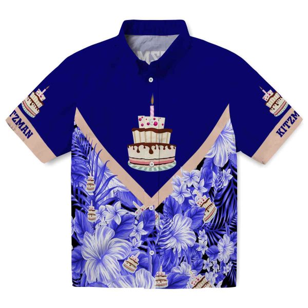 Birthday Floral Chevron Hawaiian Shirt Best selling