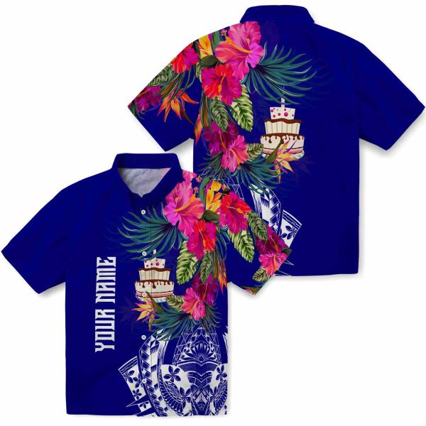 Birthday Floral Polynesian Hawaiian Shirt Latest Model