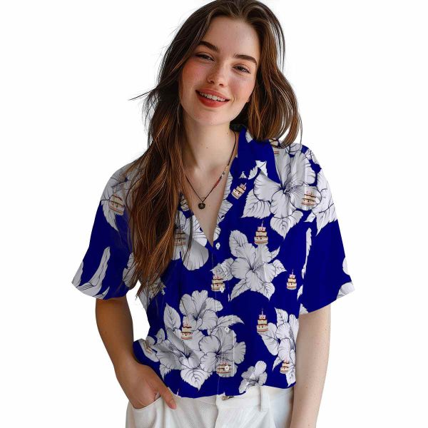 Birthday Hibiscus Blooms Hawaiian Shirt Trendy