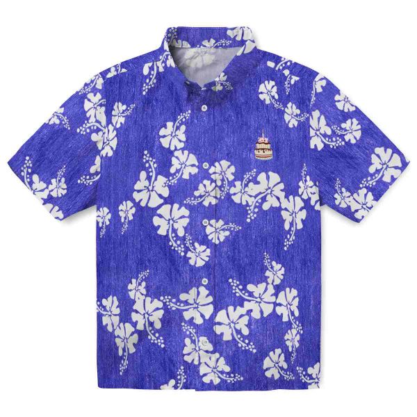 Birthday Hibiscus Clusters Hawaiian Shirt Best selling