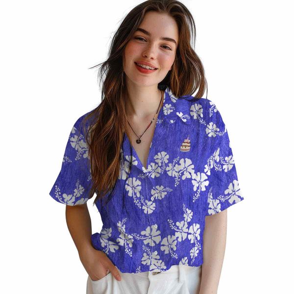 Birthday Hibiscus Clusters Hawaiian Shirt Trendy